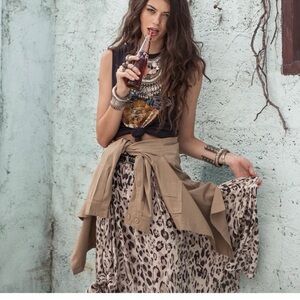 Spell Wild Ones Knotted Maxi Skirt - 🦄 Size S 🦄 Early Spell VGUC